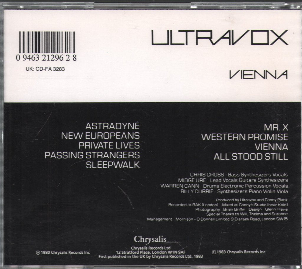 Ultravox - Vienna - Cd