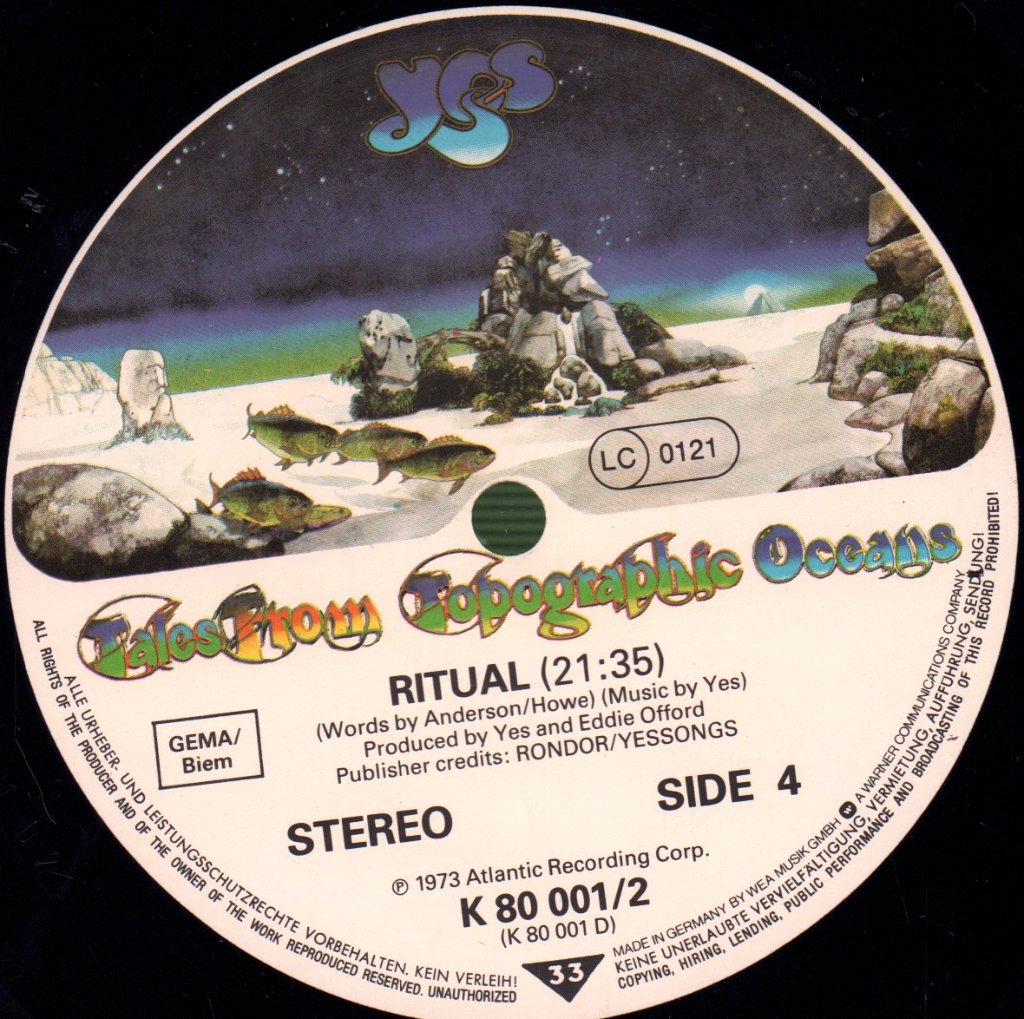 Yes - Tales From Topographic Oceans - Double Lp