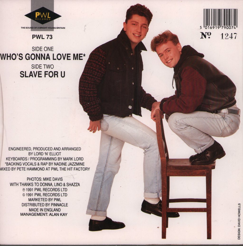 1 On One - Who's Gonna Love Me - 7 Inch