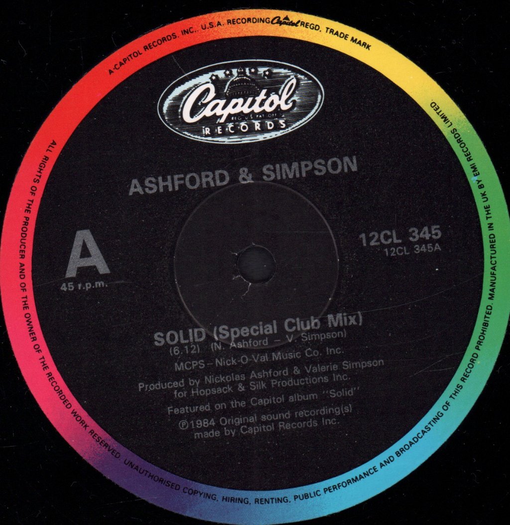 Ashford And Simpson - Solid - 12 Inch
