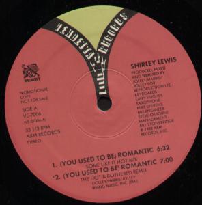 Shirley Lewis - Romantic - 12 Inch
