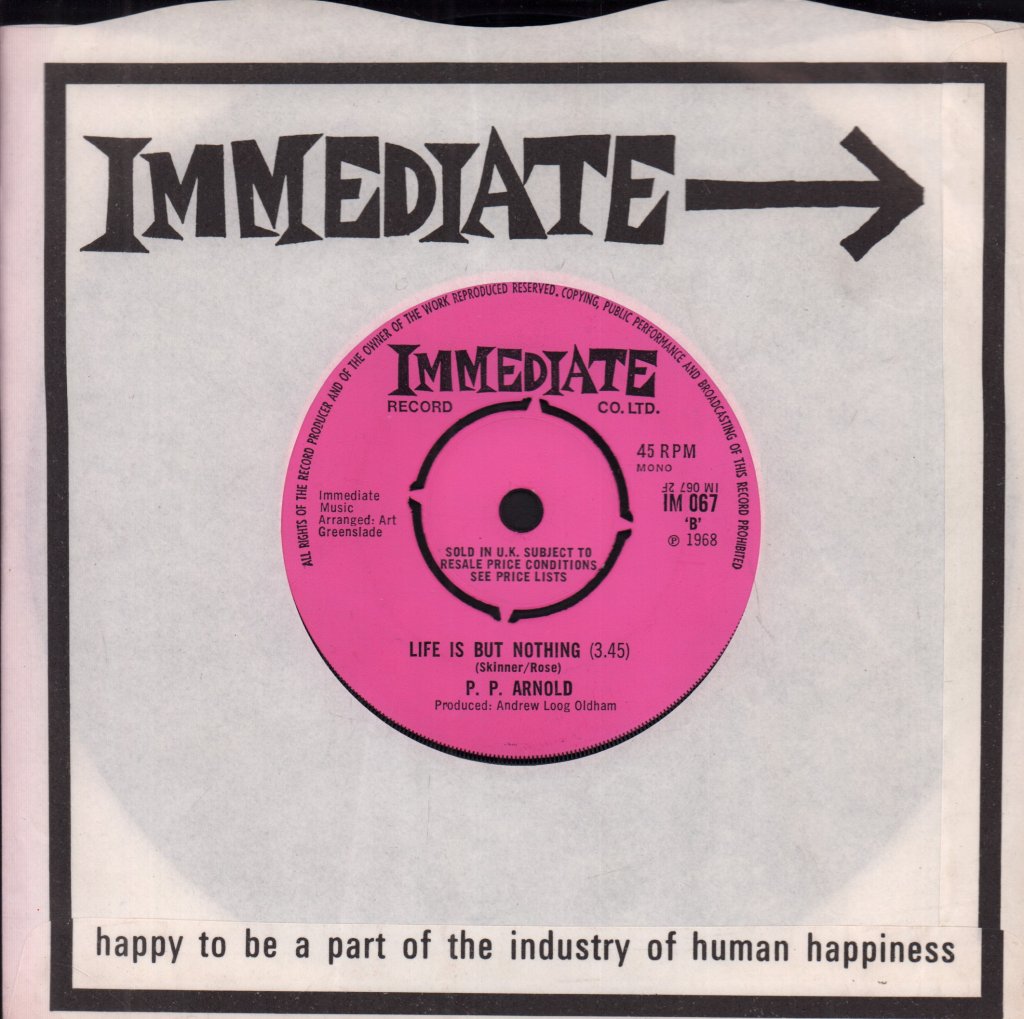 P.P. Arnold - Angel Of The Morning - 7 Inch