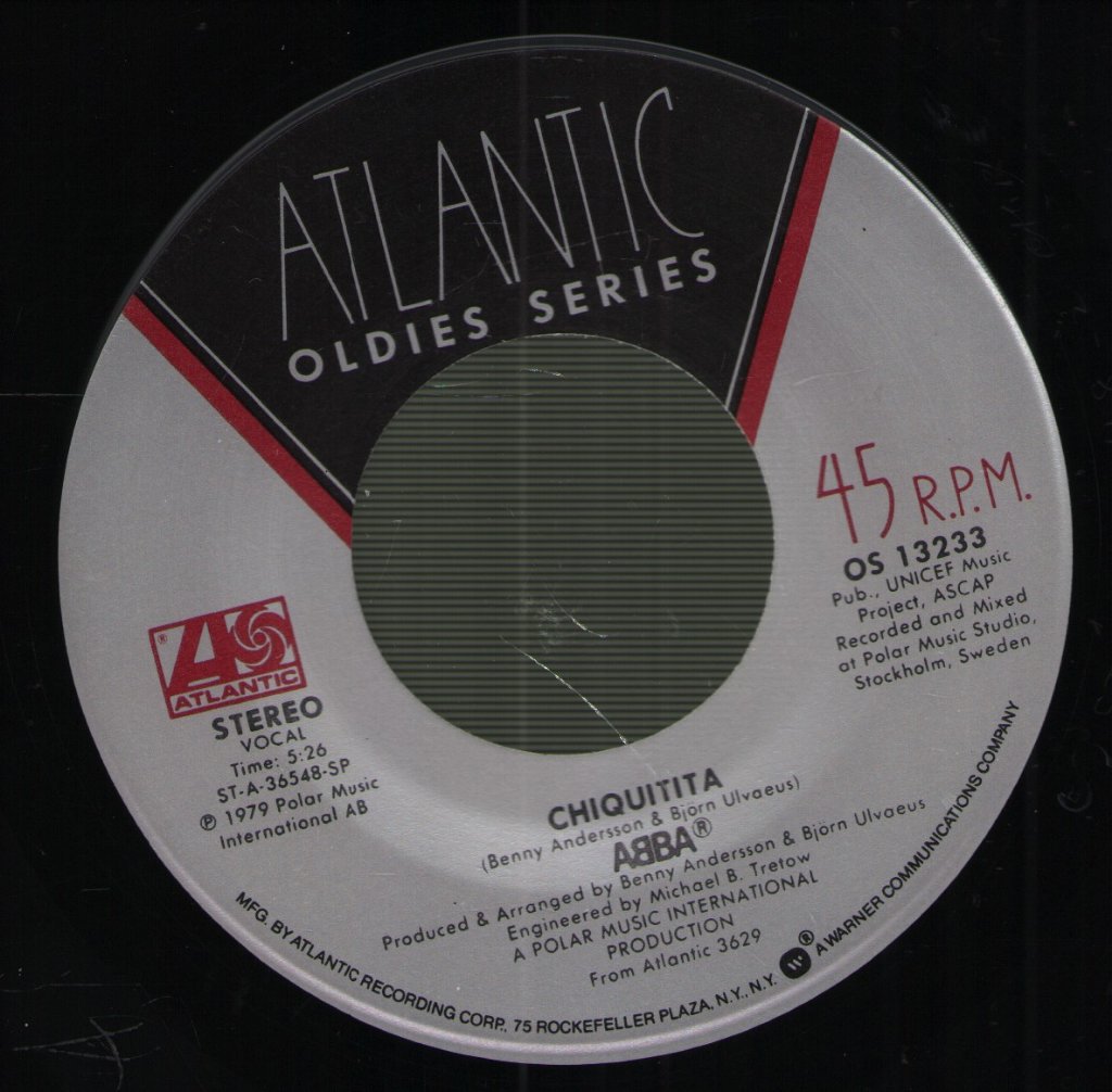 ABBA - Chiquitita / The Winner Takes It All - 7 Inch
