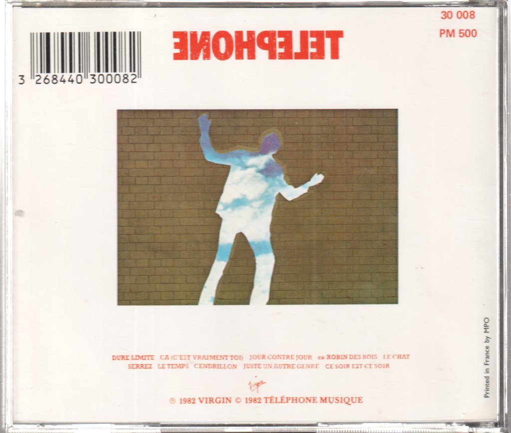 Telephone (New Wave) - Dure Limite - Cd