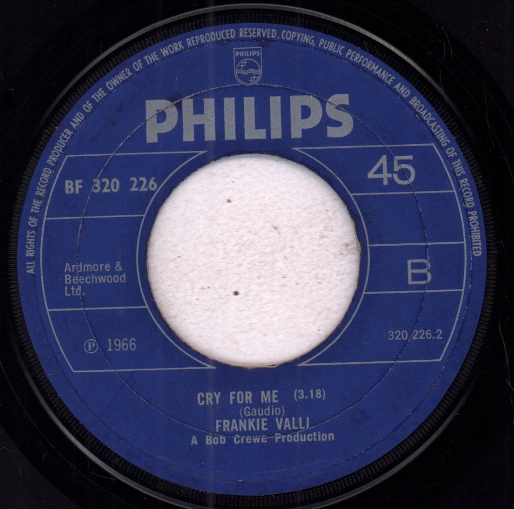 Frankie Valli - You're Ready Now - 7 Inch