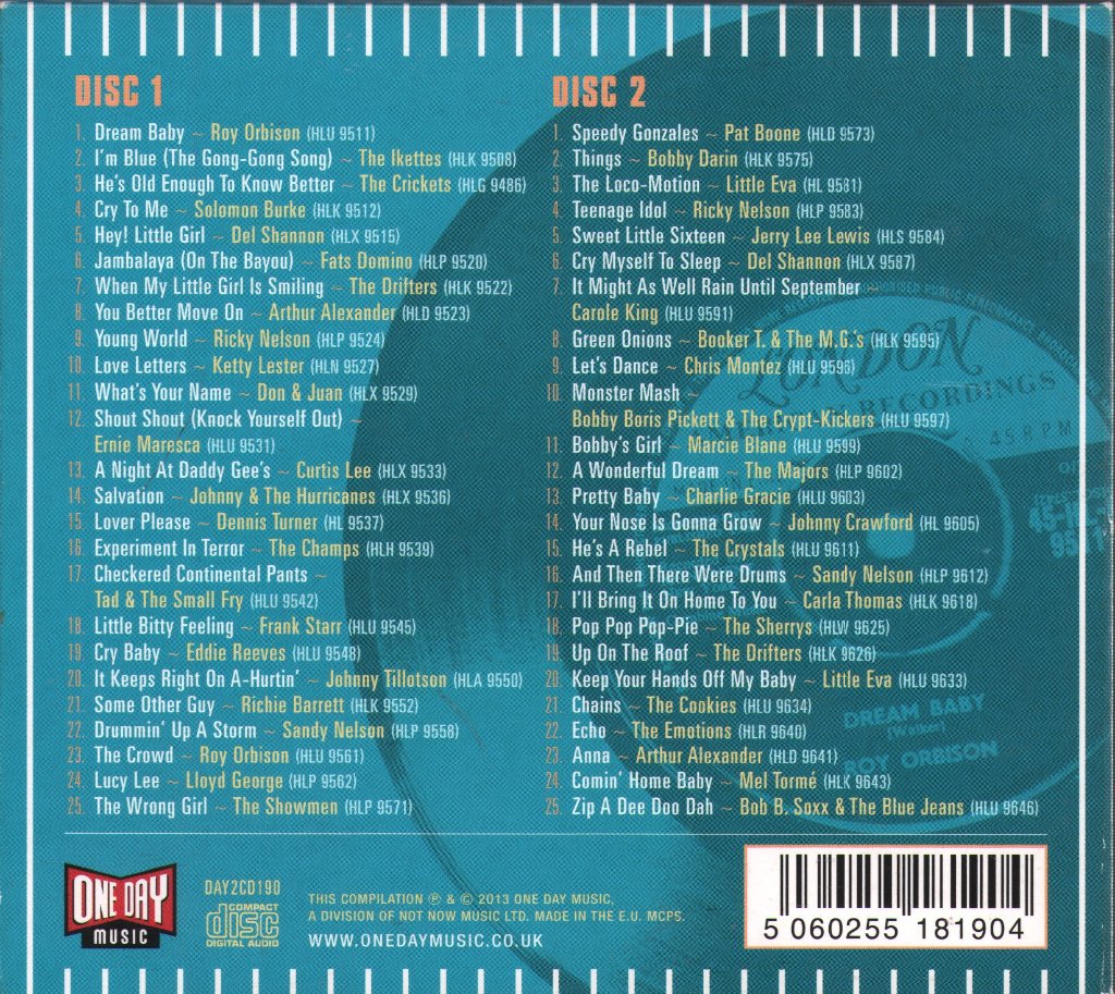 Various Artists - London American Story 1962 - Double Cd
