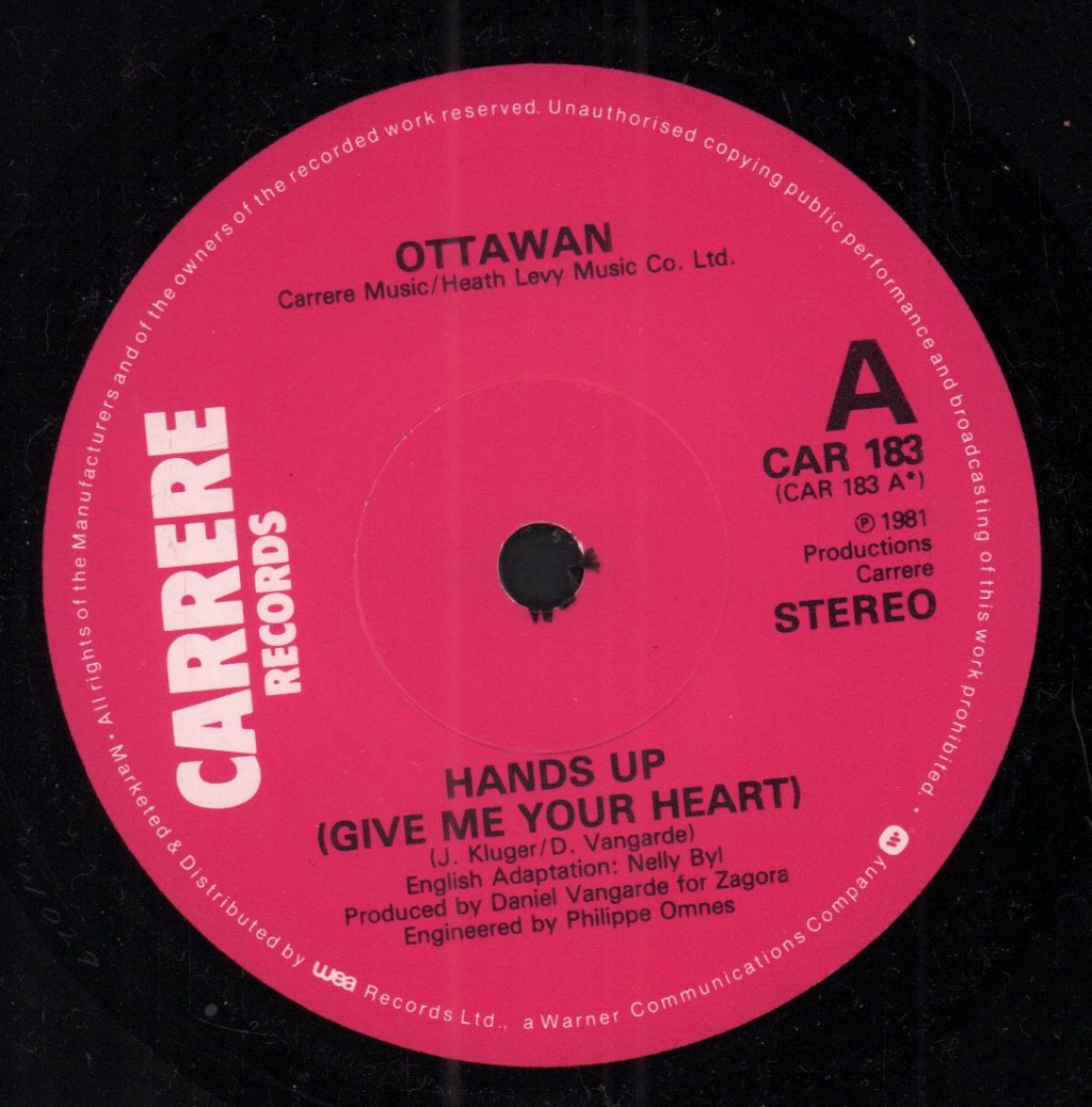 Ottawan - Hands Up - 7 Inch
