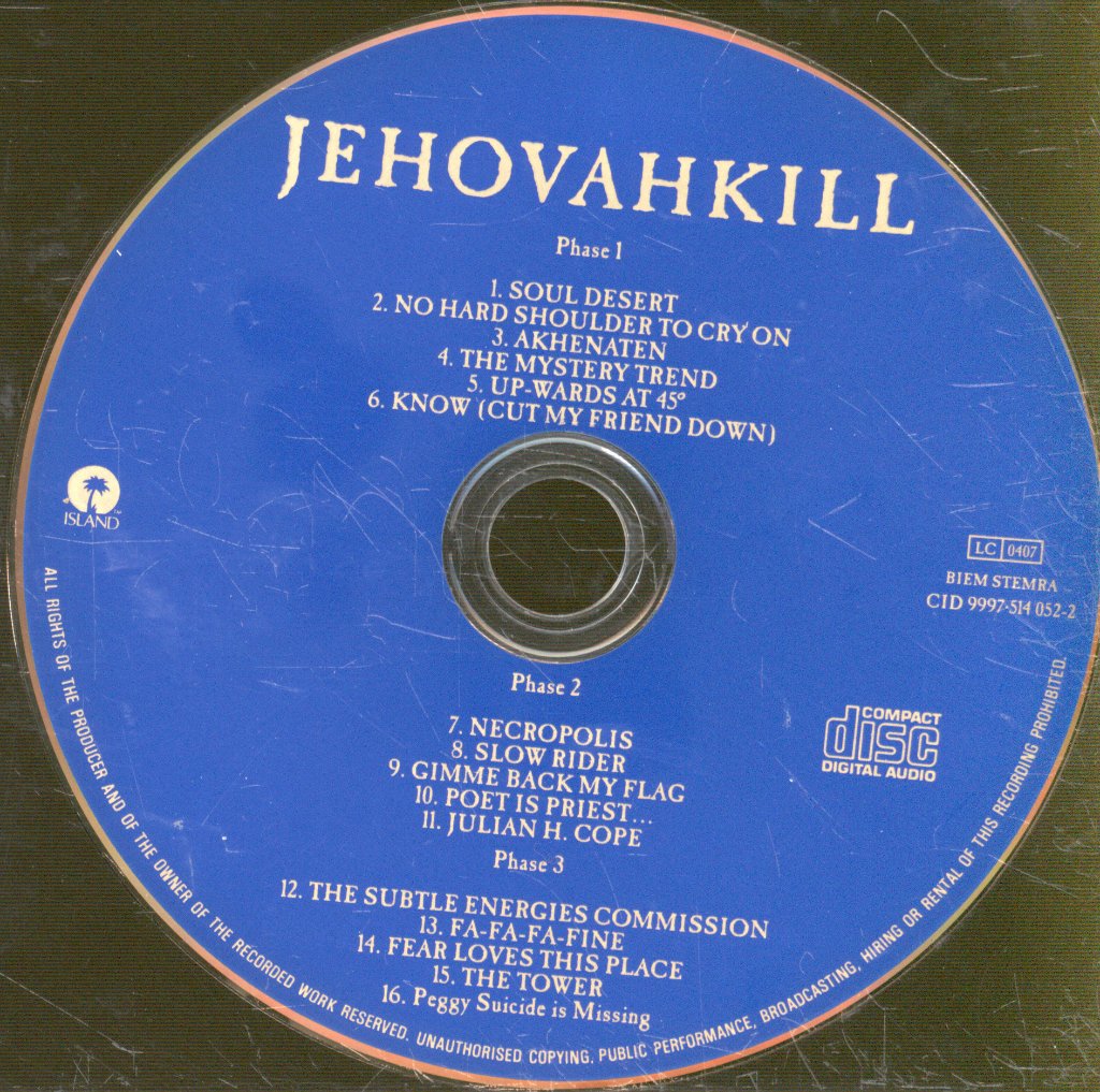 Julian Cope - Jehovahkill - Cd