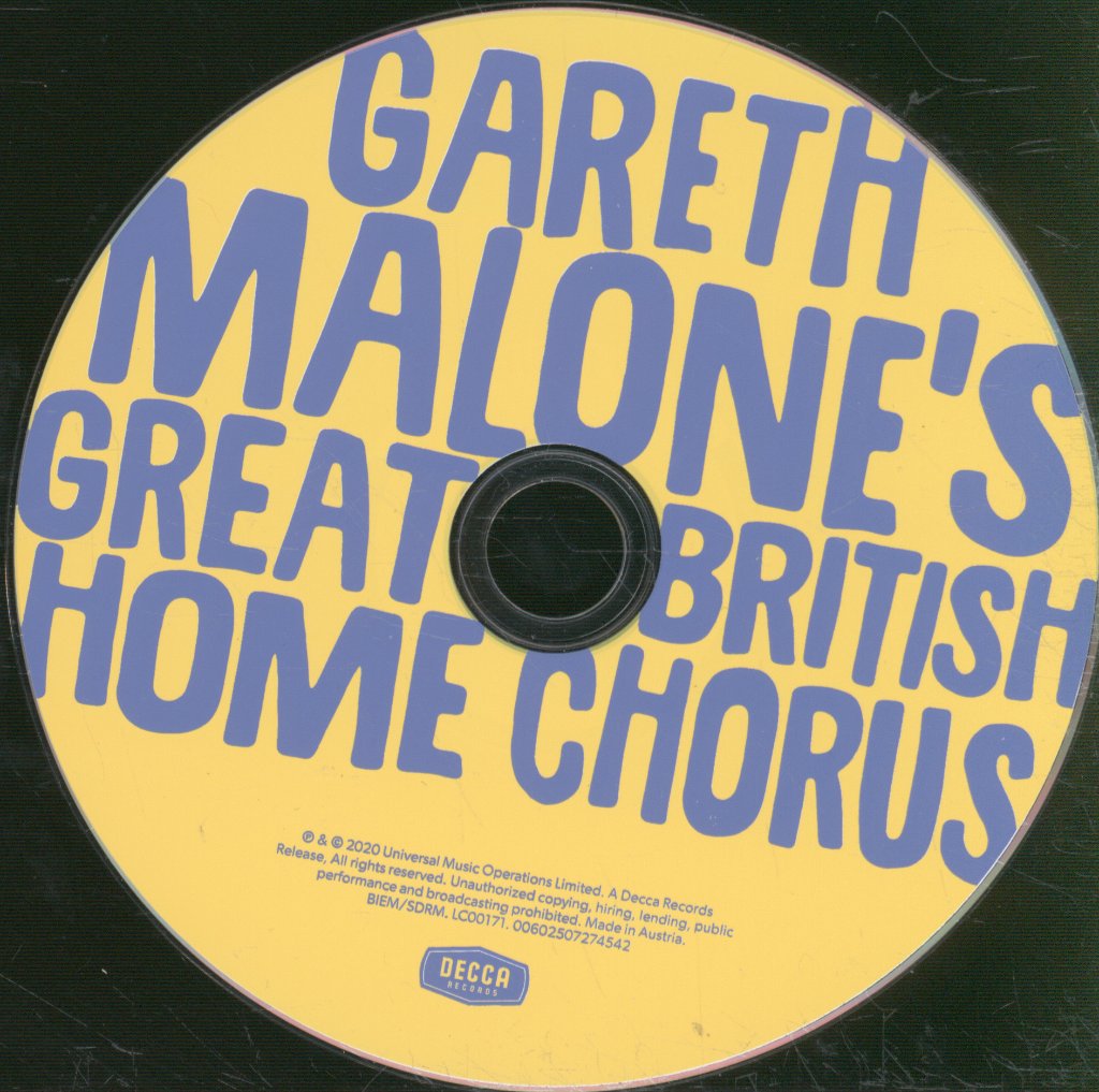 Gareth Malone's Great British Home Chorus, The London Symphony Orchestra - Gareth Malone's Great British Home Chorus - Cd