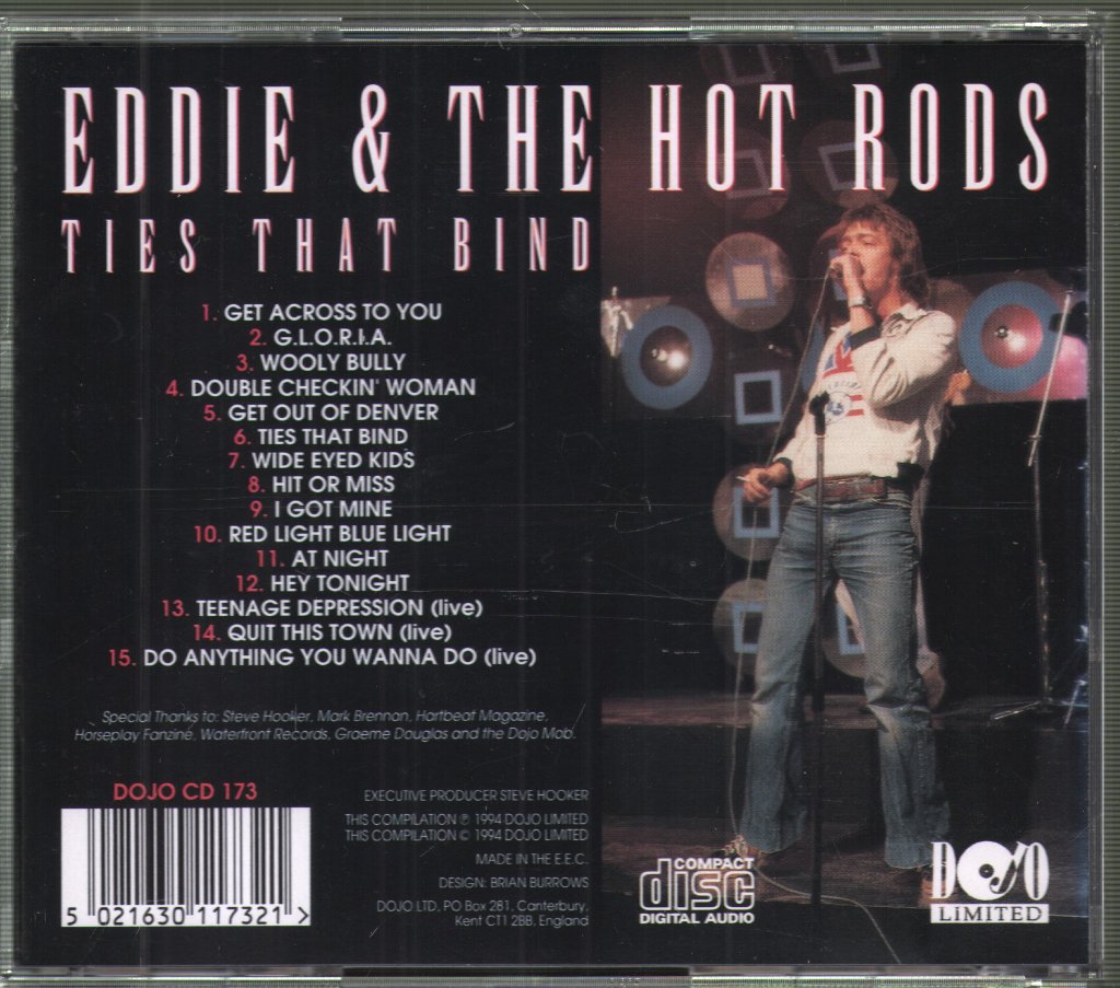 Eddie And The Hot Rods - Ties That Bind - Cd