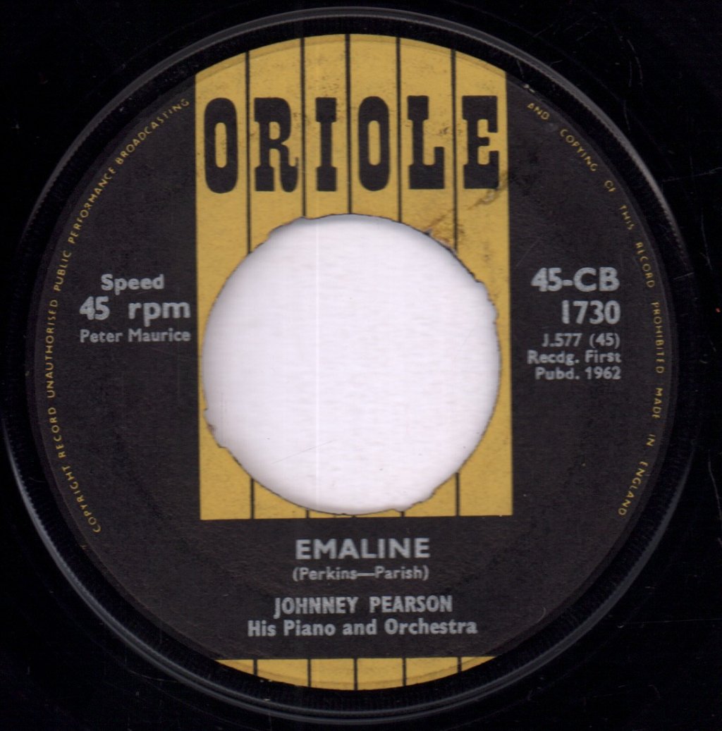 johnny pearson his piano and orchestra - Tears - 7 Inch