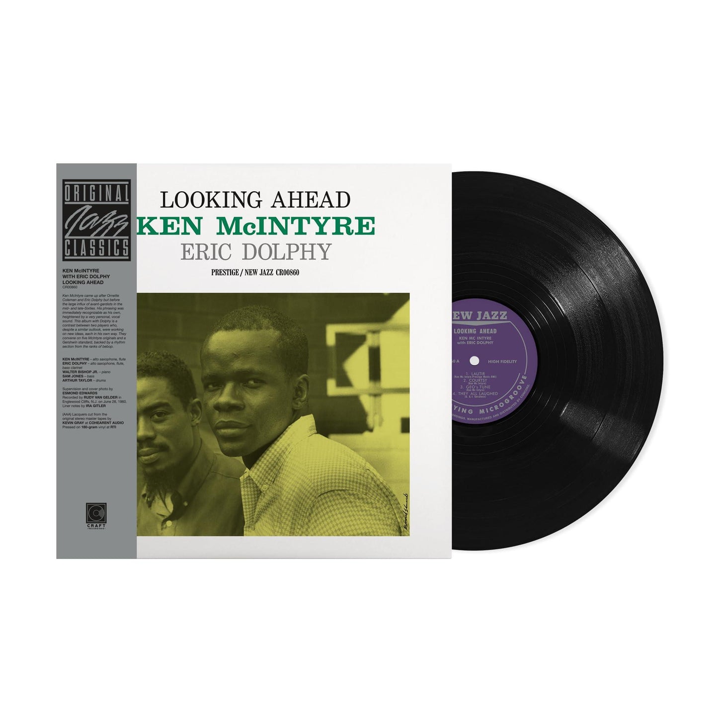 Ken Mcintyre And Eric Dolphy - Looking Ahead - Lp