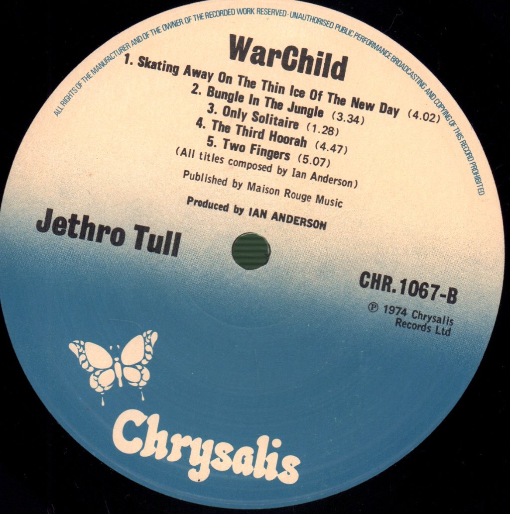 Jethro Tull - War Child - Lp