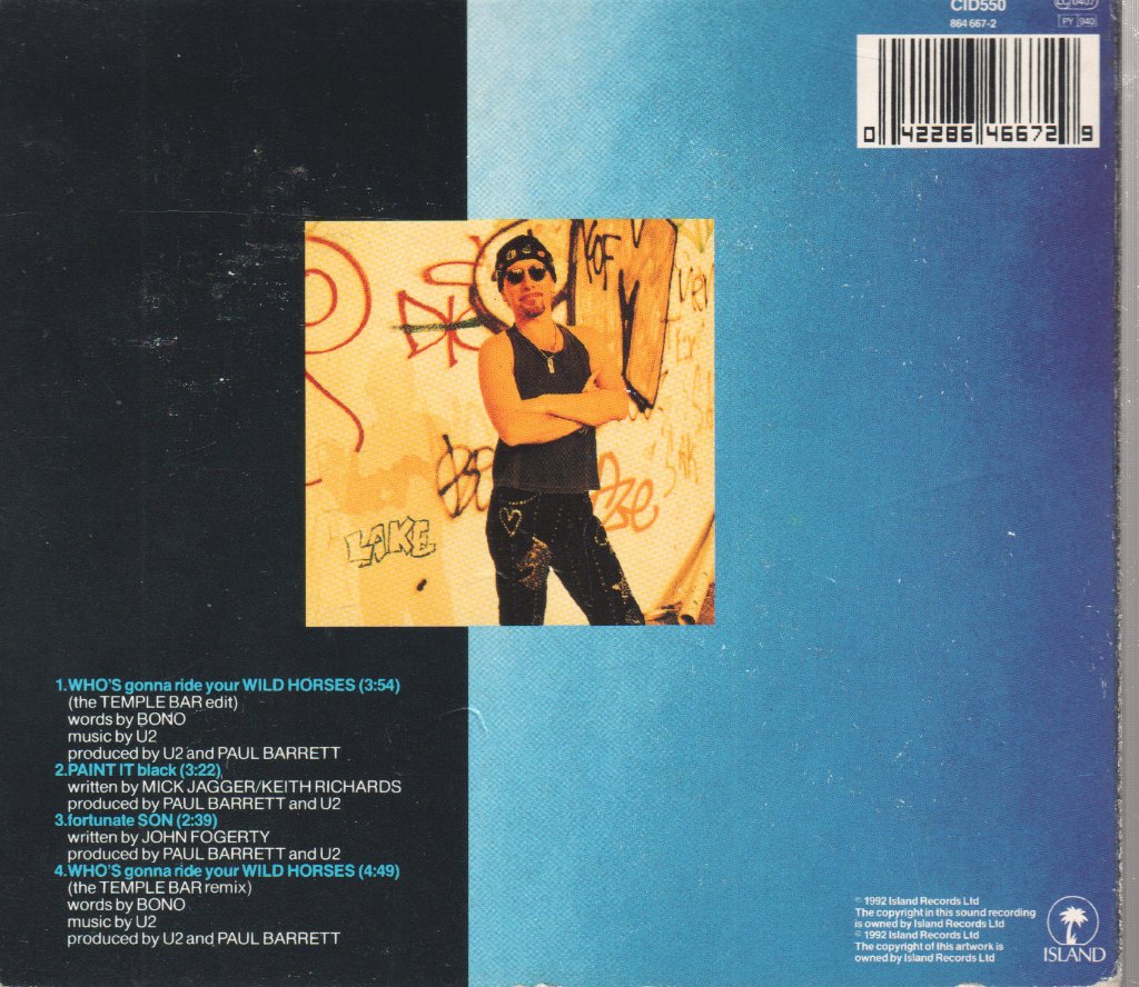 U2 - Who's Gonna Ride Your Wild Horses - Cd