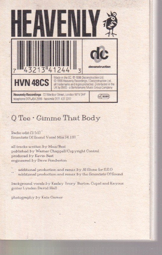 Q-Tee - Gimme That Body - Cassette