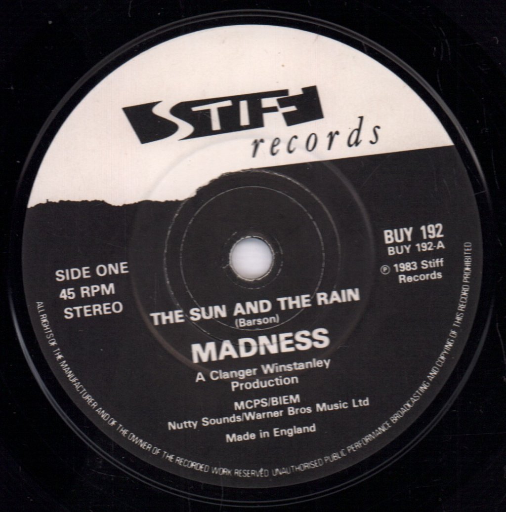 Madness - Sun And The Rain - 7 Inch