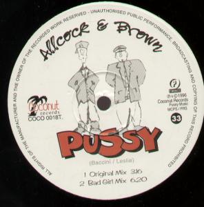 Allcock And Brown - Pussy - 12 Inch