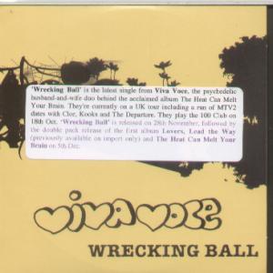Viva Voce - Wrecking Ball - Cd