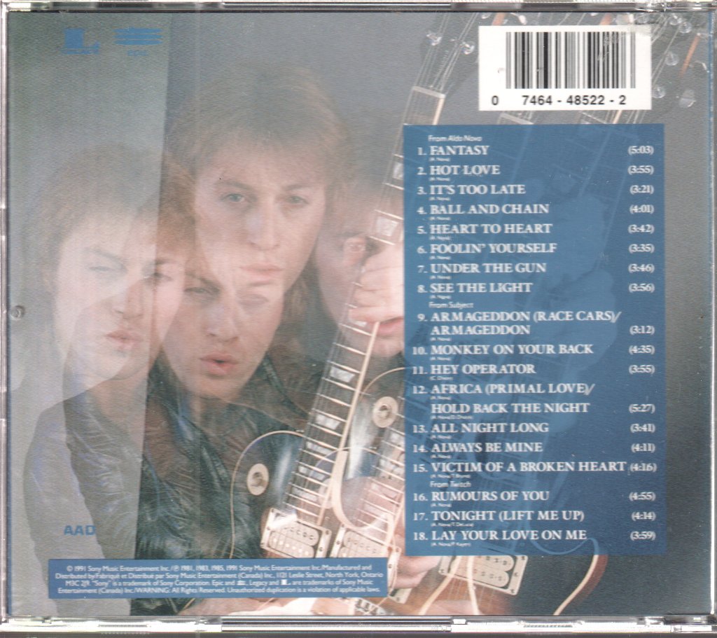 Aldo Nova - A Portrait Of Aldo Nova - Cd