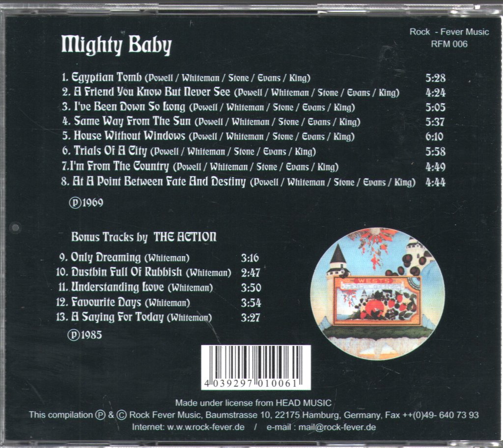 Mighty Baby - Mighty Baby - Cd