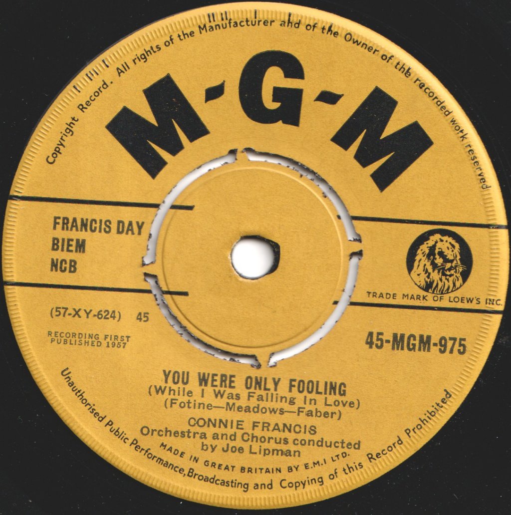 Connie Francis - Who's Sorry Now - 7 Inch