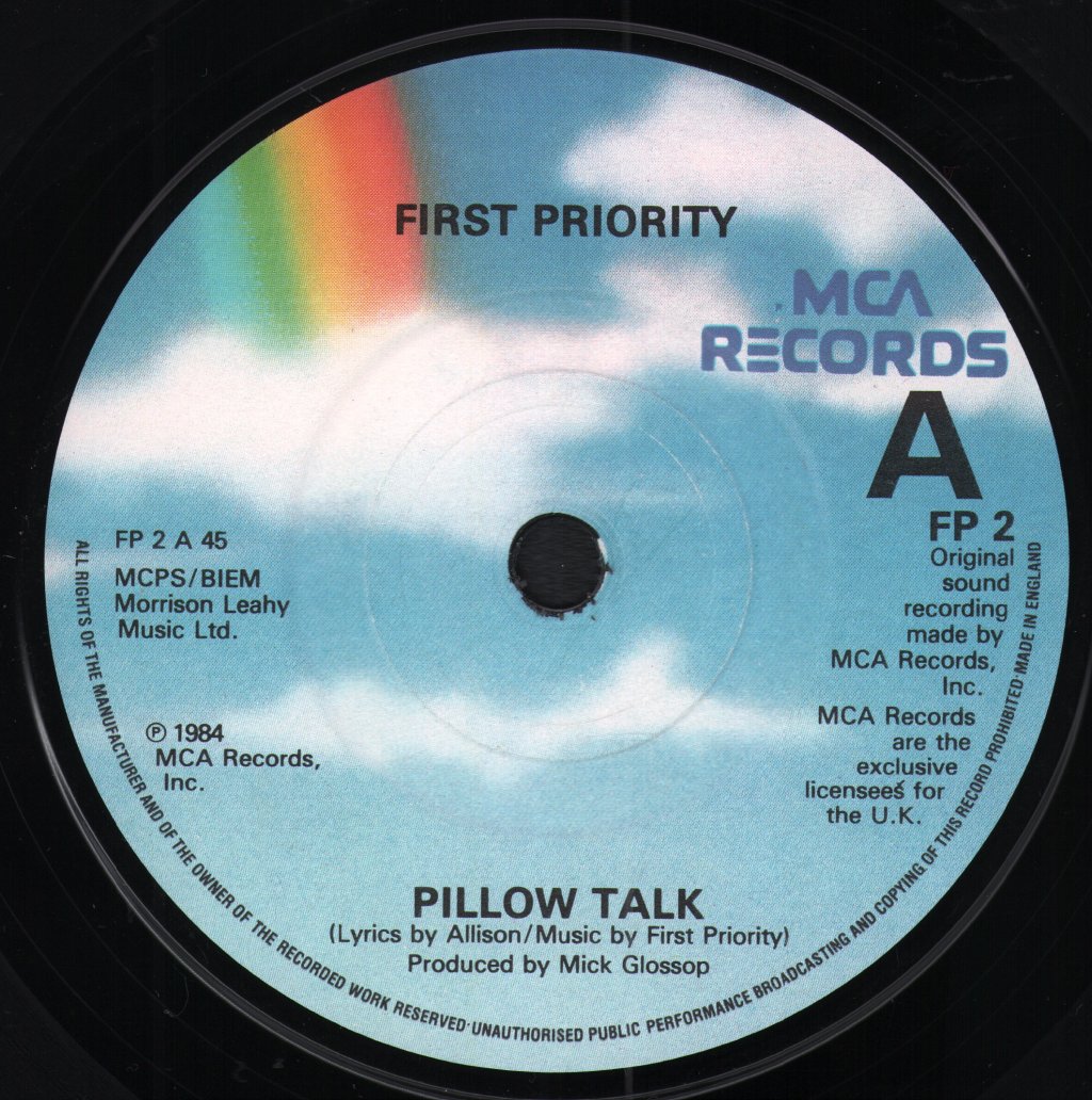 First Priority - Pillow Talk - 7 Inch