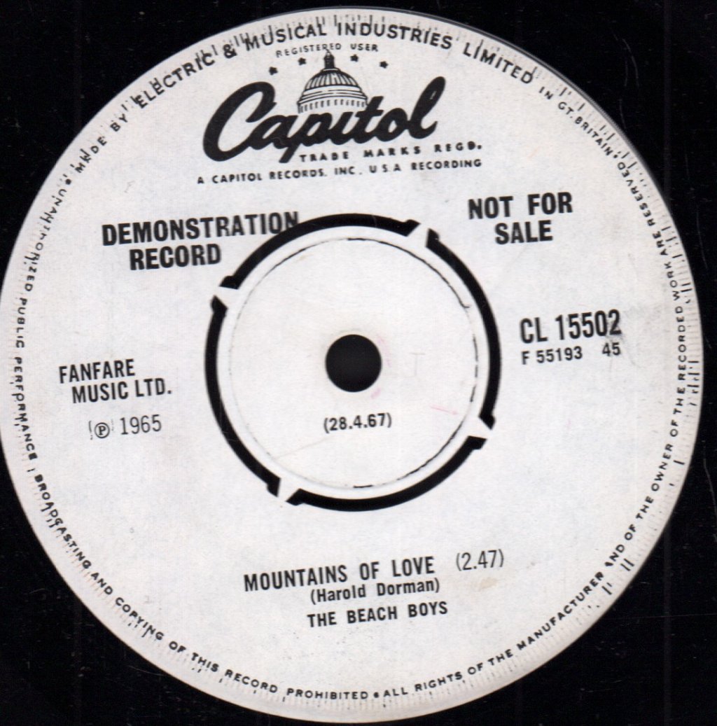 Beach Boys - Then I Kissed Her - 7 Inch