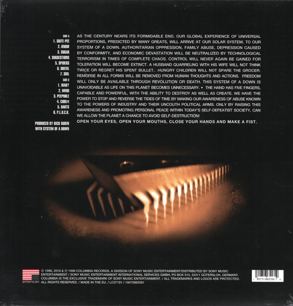 System Of A Down - System Of A Down - Lp