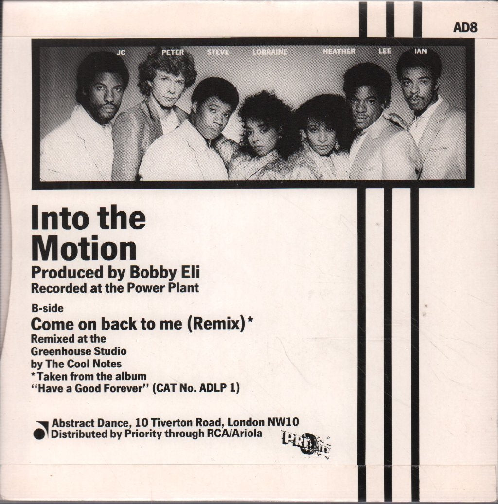 Cool Notes - Into The Motion - 7 Inch