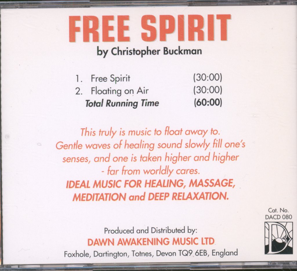 Christopher Buckman - Free Spirit - Cd