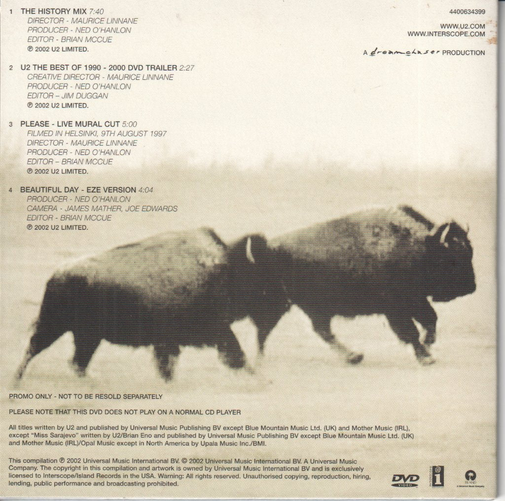 U2 - Best Of 1990-2000 - Dvd