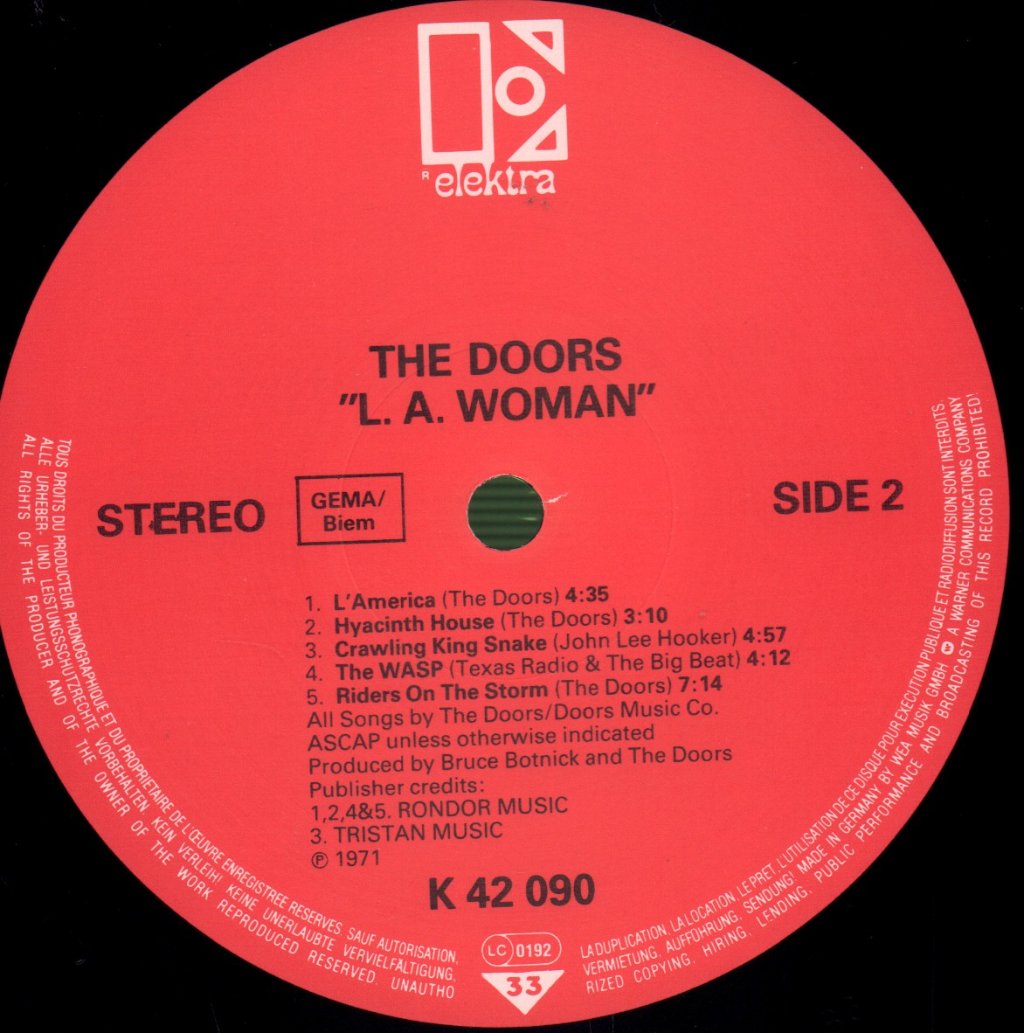 Doors - La Woman - Lp