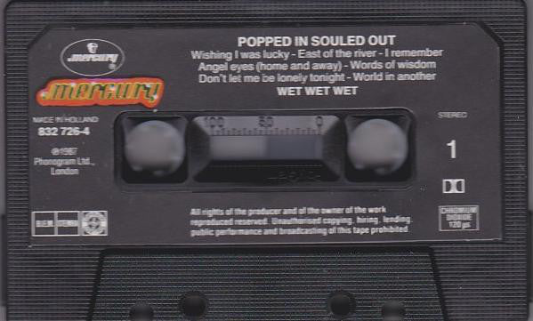 Wet Wet Wet - Popped In Souled Out - Cassette