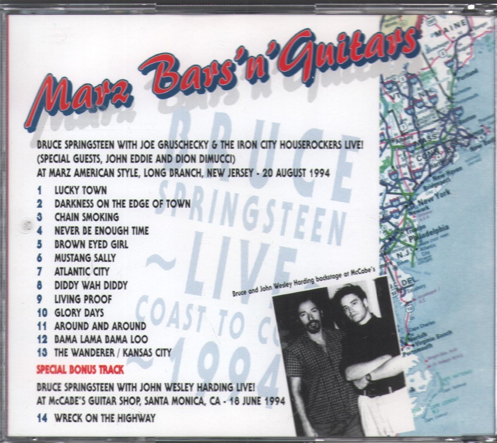 Bruce Springsteen - Live Coast To Coast 1994 - Cd