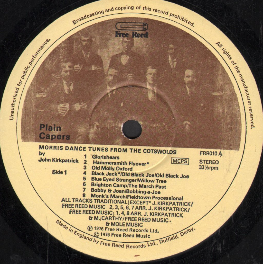 John Kirkpatrick - Plain Capers - Lp