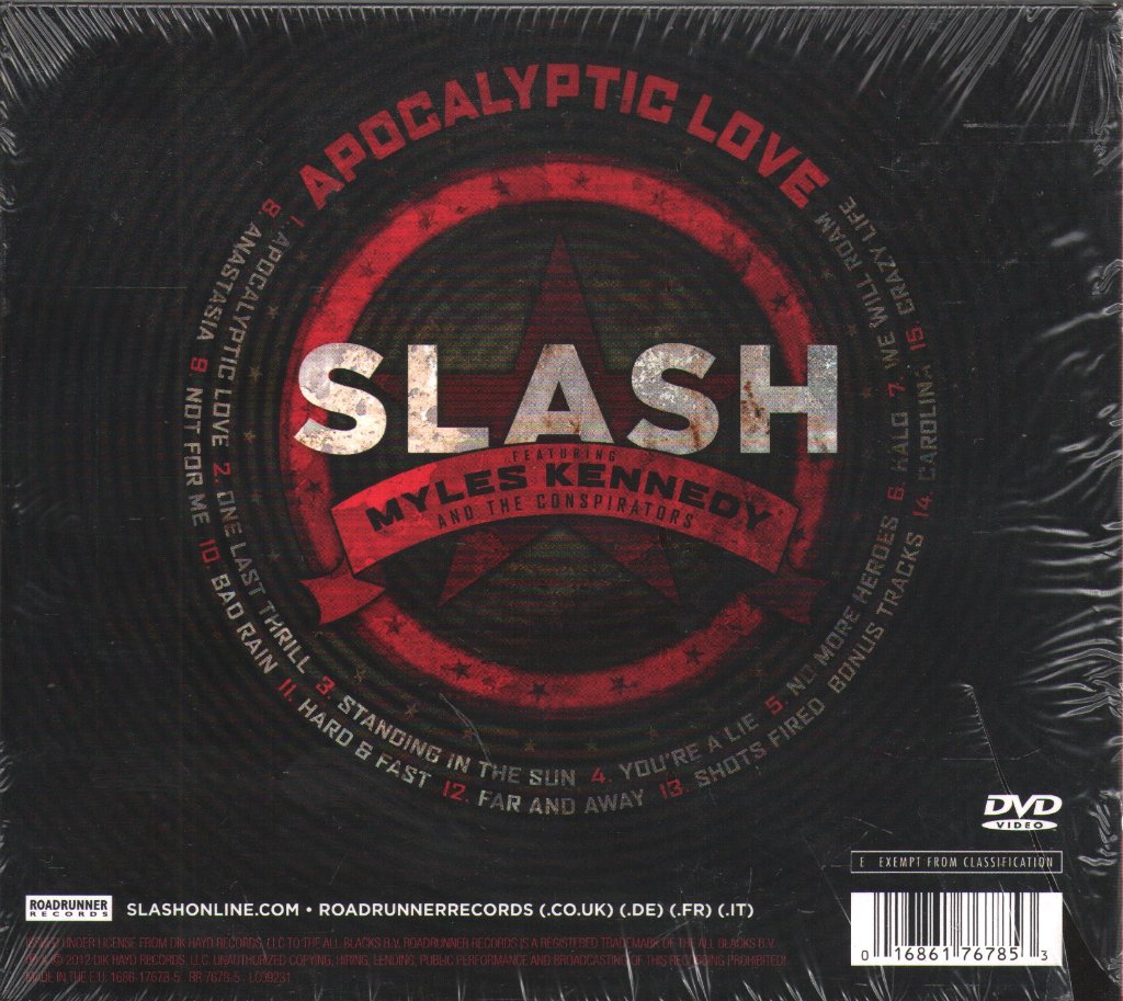 Slash Featuring Myles Kennedy - Apocalyptic Love - Cd/Dvd