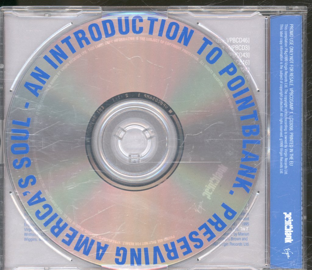 Various Artists - Preserving America's Soul - An Introduction To Pointblank - Cd