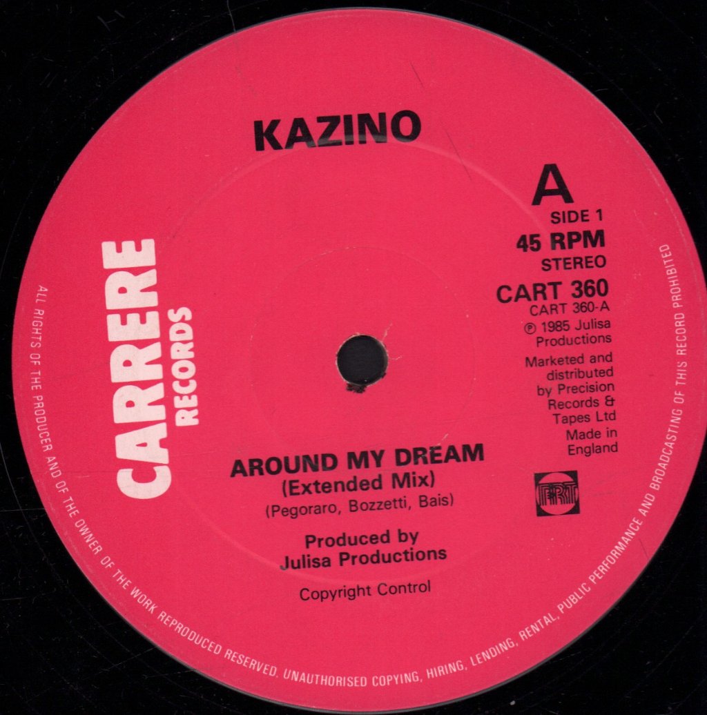 Kazino - Around My Dream - 12 Inch