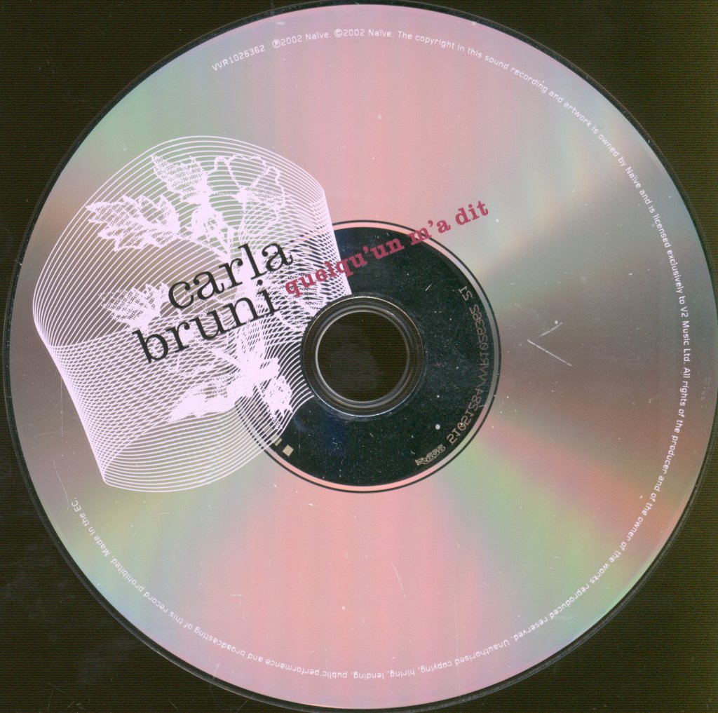 Carla Bruni - Quelqu'Un M'A Dit - Cd