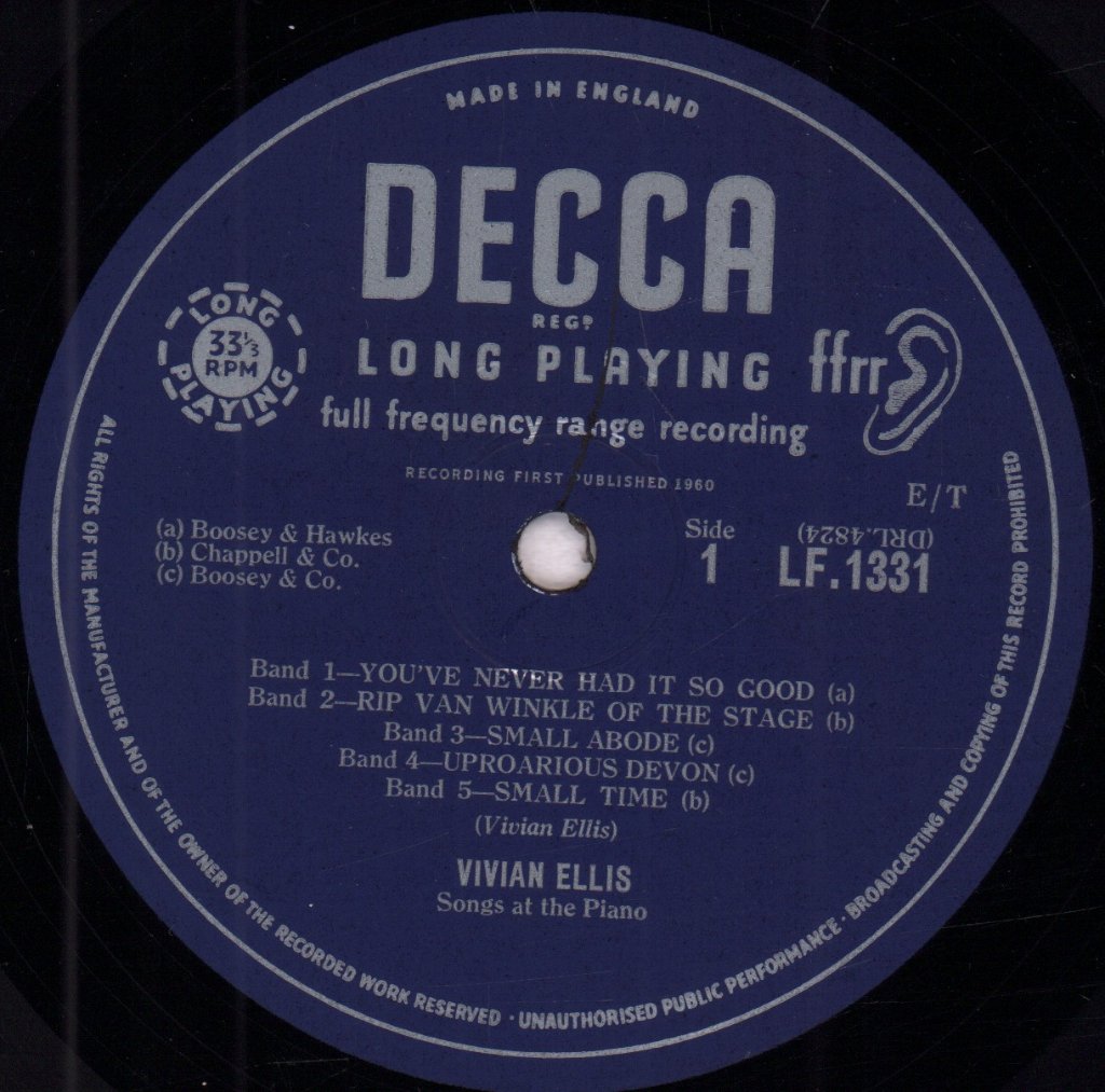 Vivian Ellis - You've Never Had It So Good - Lp
