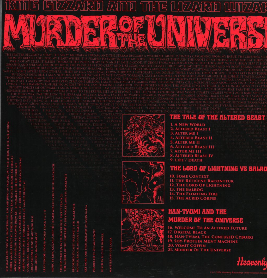 King Gizzard And The Lizard Wizard - Murder of the Universe - Lp
