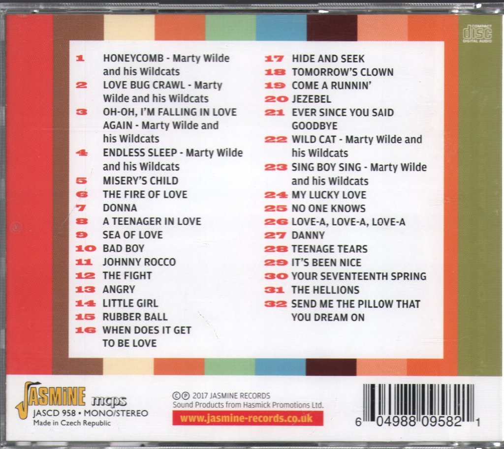 Marty Wilde - Walk On The Wild Side - The Singles Collection 1957-1962 - Cd