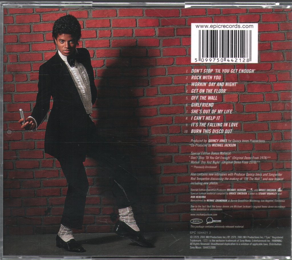 Michael Jackson - Off The Wall - Cd