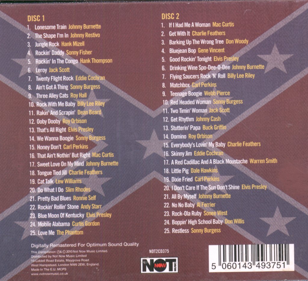 Various Artists - Red Hot Rockabilly - Double Cd