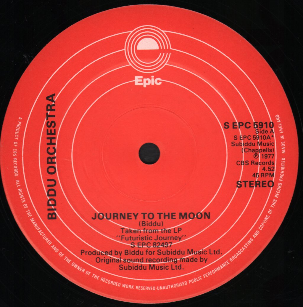 Biddu Orchestra - Journey To The Moon - 12 Inch