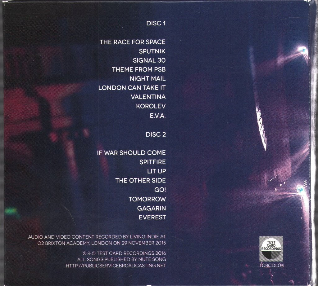 Public Service Broadcasting - Live At Brixton - Double Cd