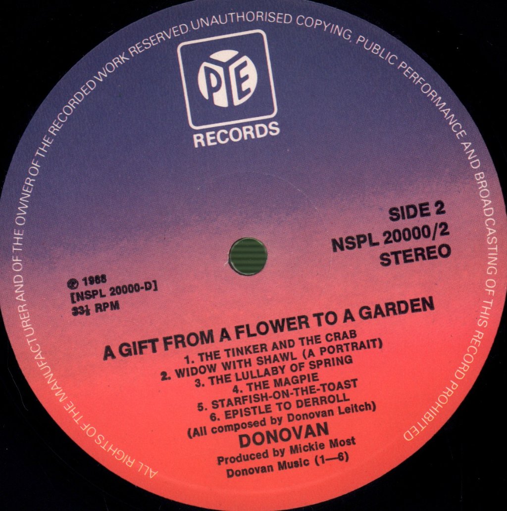 Donovan - A Gift From A Flower To A Garden - Double Lp