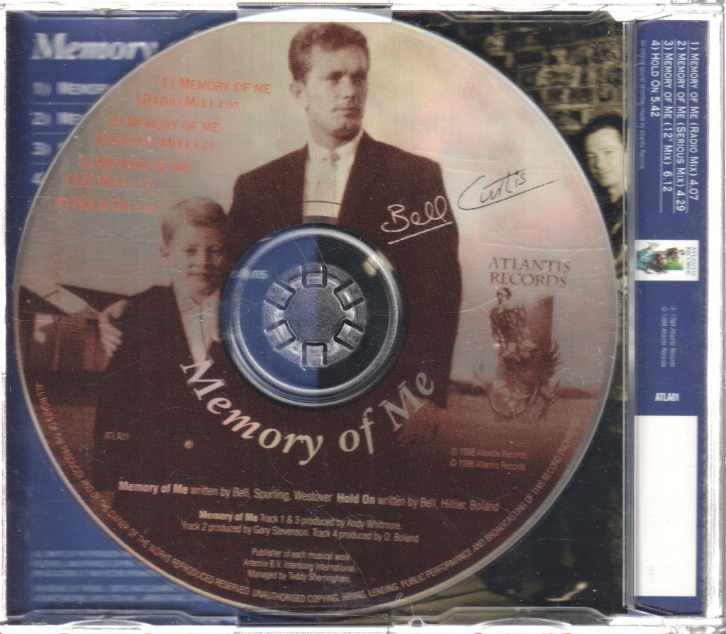 Bell Curtis - Memory Of Me - Cd