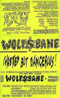 Wolfsbane - Wasted But Dangerous - Cassette