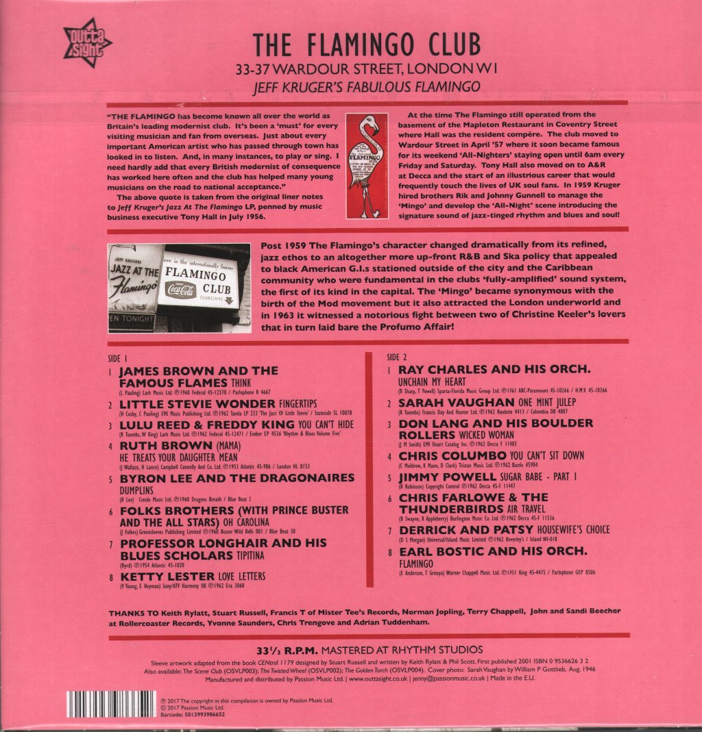 Various Artists - Flamingo Club: London's Original All-Nighter - Lp